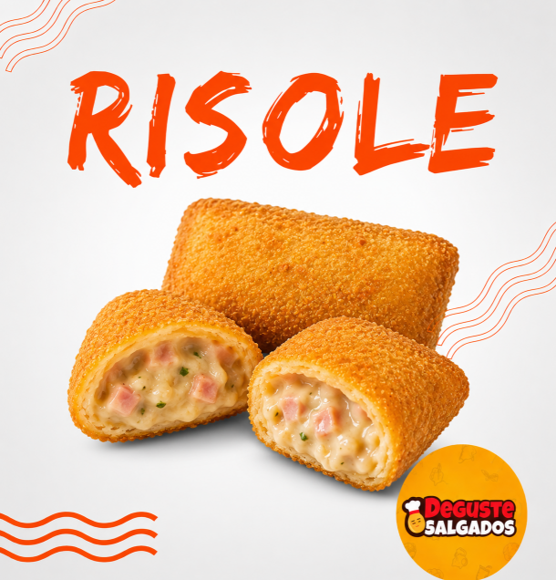 Risole de presunto e queijo